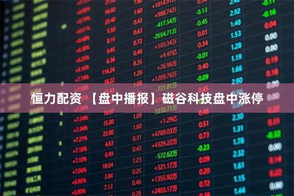 恒力配资 【盘中播报】磁谷科技盘中涨停